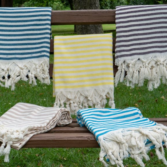 All Organic Cotton Turkish Peshtemal - Picture 9 of 9